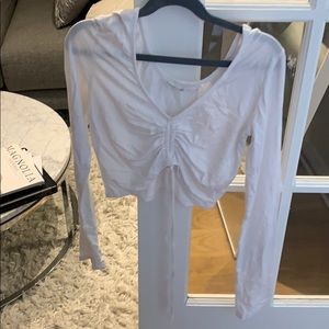 Long sleeve crop top